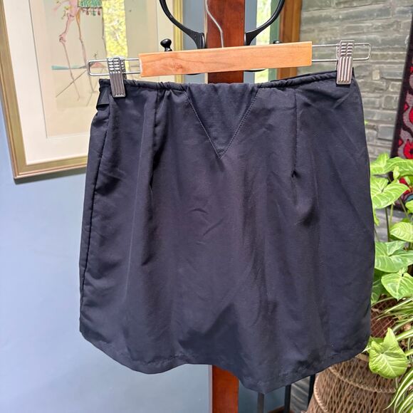 Terry Precision Apparel Black Cycling Padded Bike Wrap Skirt / Skort Size S - Picture 3 of 7